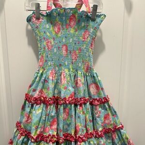 Francoise Lama-Solet floral halter dress